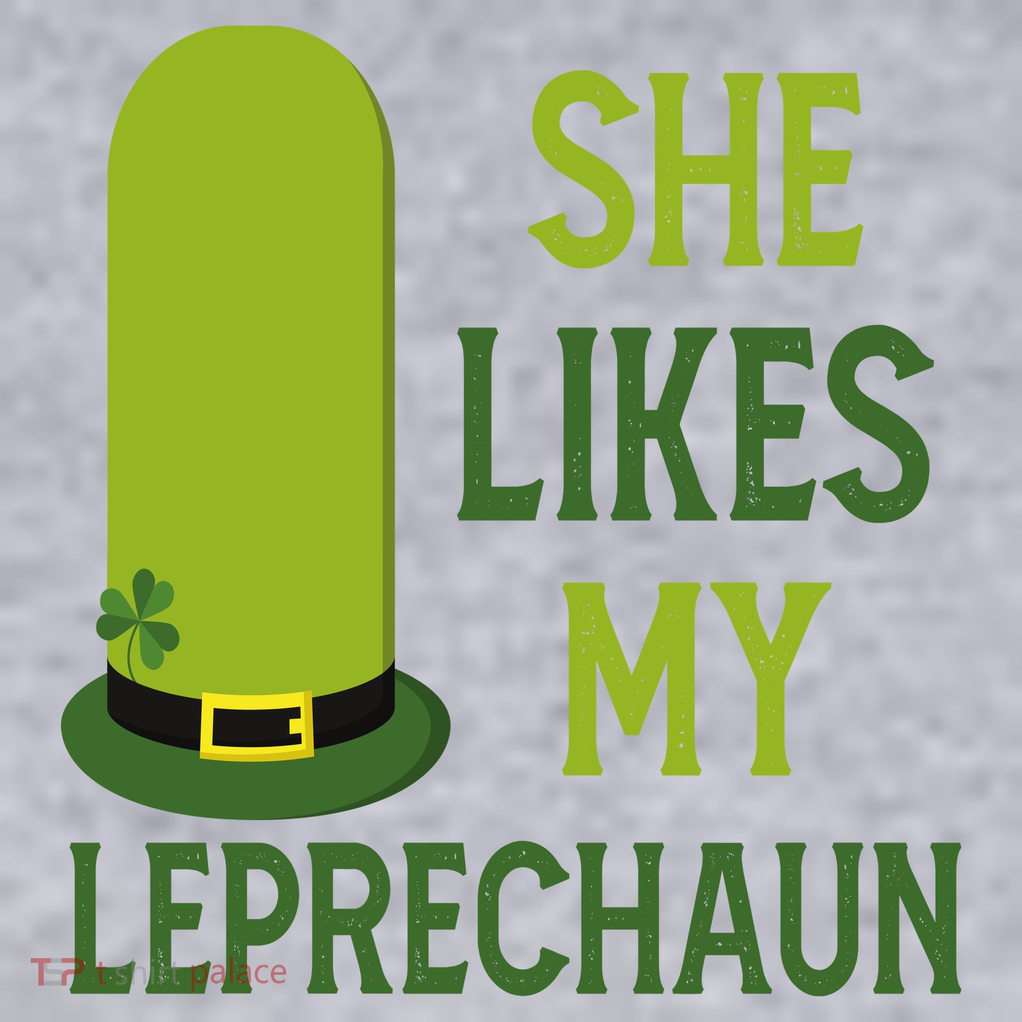 She Likes My Leprechaun Funny St Patricks Day Women's Sweatshirt