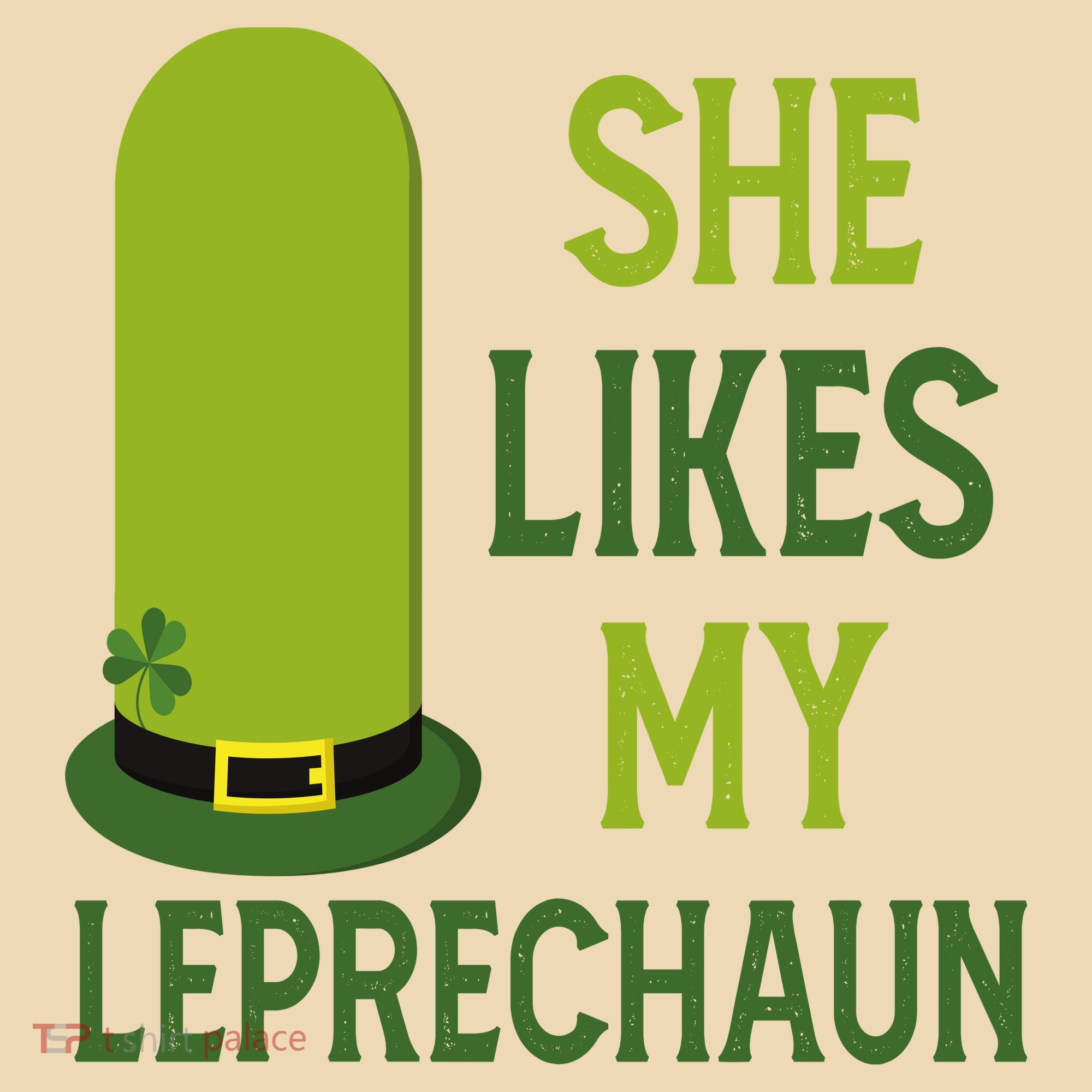 She Likes My Leprechaun Funny St Patricks Day Tote Bag