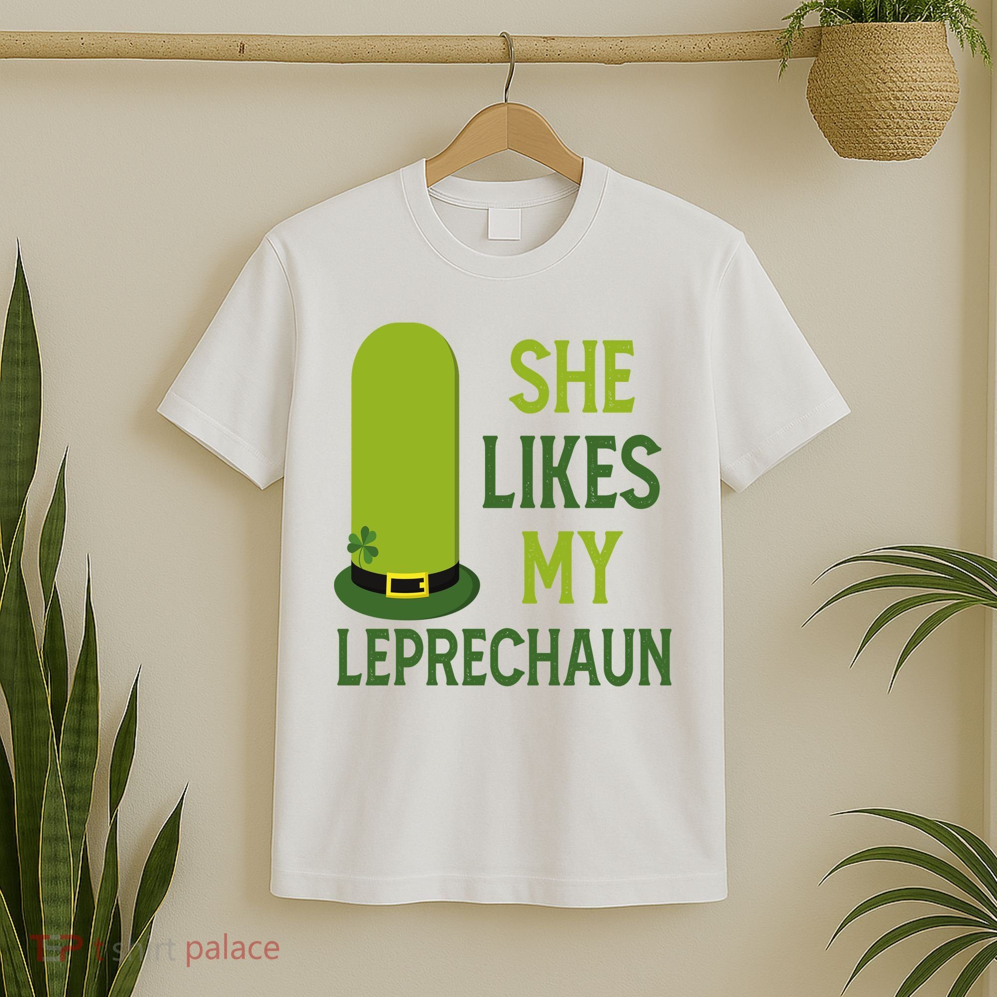 She Likes My Leprechaun Funny St Patricks Day T-Shirt