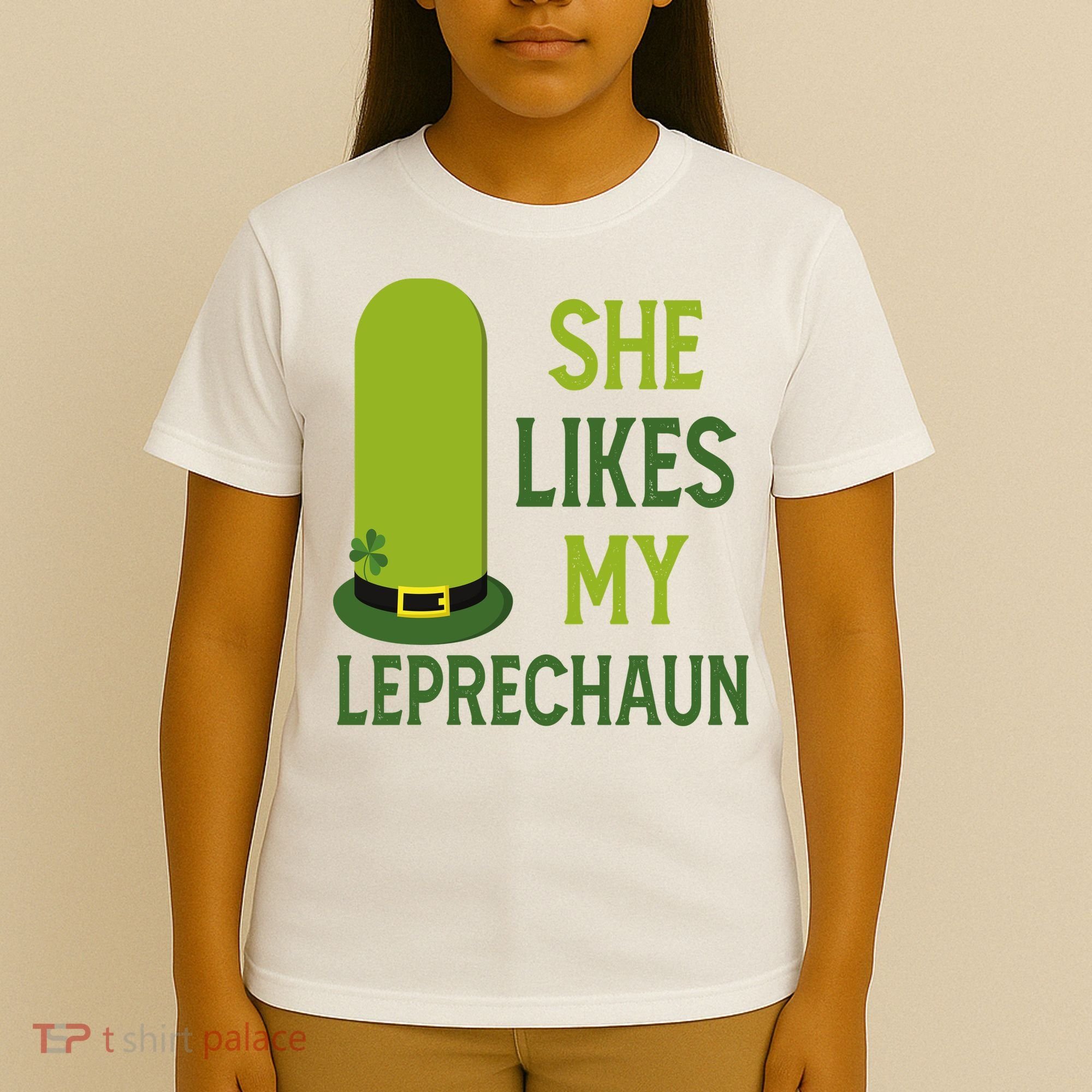 She Likes My Leprechaun Funny St Patricks Day T-Shirt
