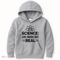 Science Like Magic But Real Kids Hoodie thumb 0