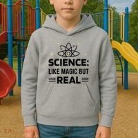 Science Like Magic But Real Kids Hoodie thumb 2
