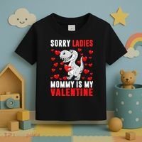 Sorry Ladies Mommy Is My Valentine Toddler T-Shirt thumb 3