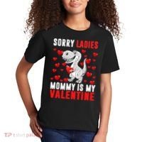 Sorry Ladies Mommy Is My Valentine Kids T-Shirt thumb 2