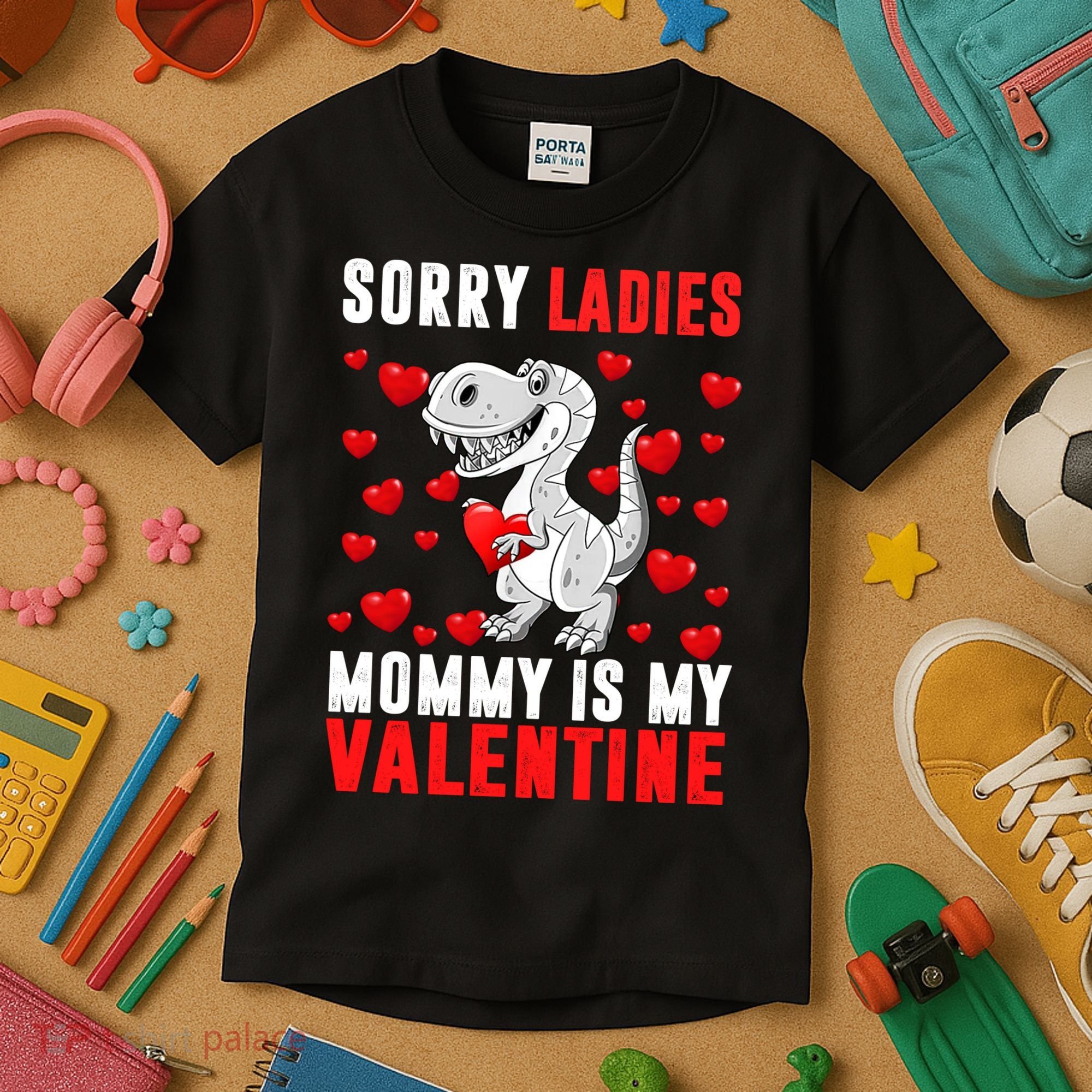Sorry Ladies Mommy Is My Valentine Kids T-Shirt