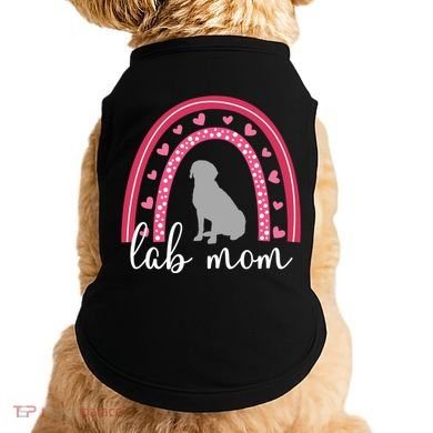 Silver Lab Mom ValentineS Day Labrador Rainbow Cool Gift Doggie Tank