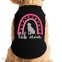 Silver Lab Mom ValentineS Day Labrador Rainbow Cool Gift Doggie Tank thumb 0