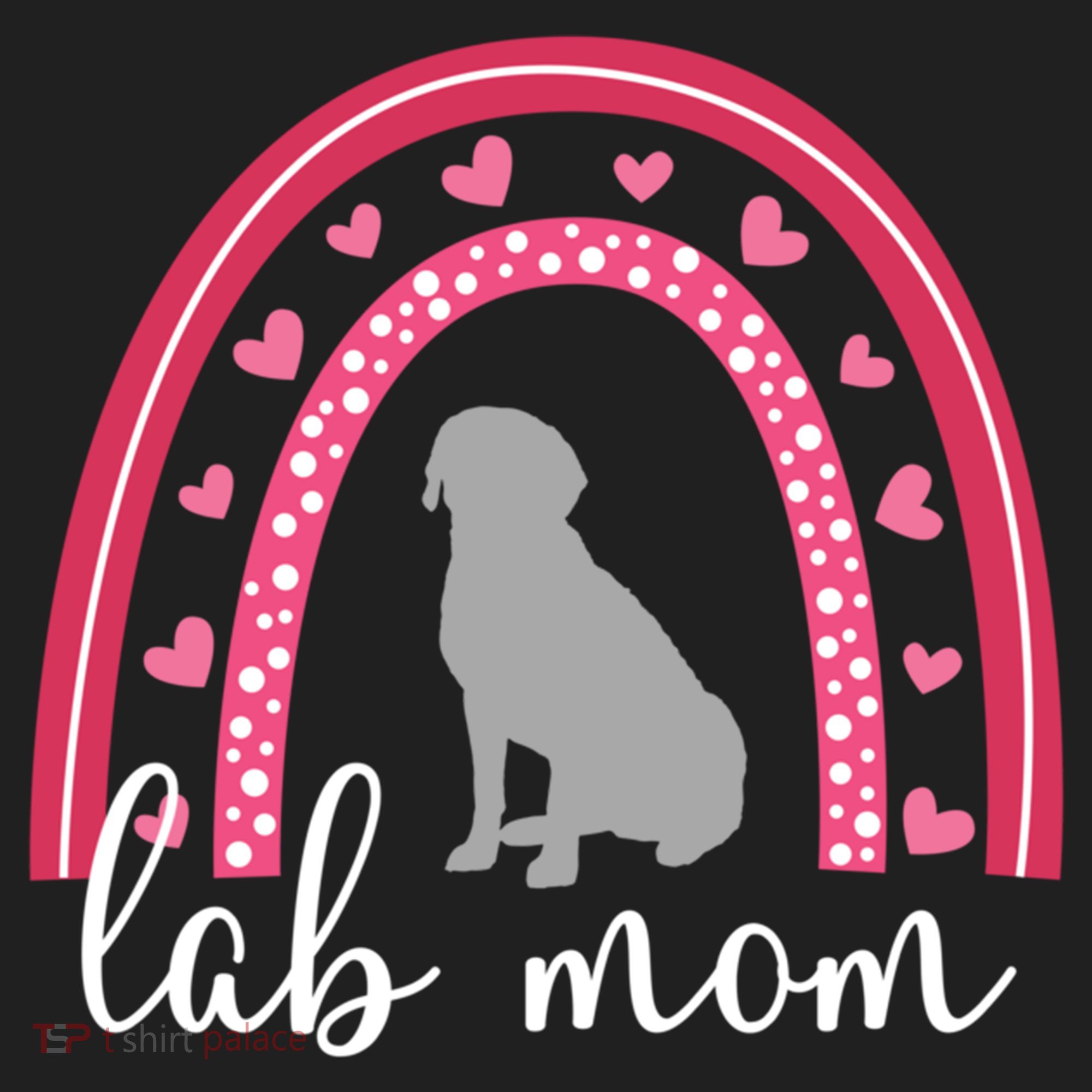 Silver Lab Mom ValentineS Day Labrador Rainbow Cool Gift Beanie