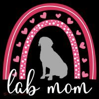 Silver Lab Mom ValentineS Day Labrador Rainbow Cool Gift Pajama Set thumb 2