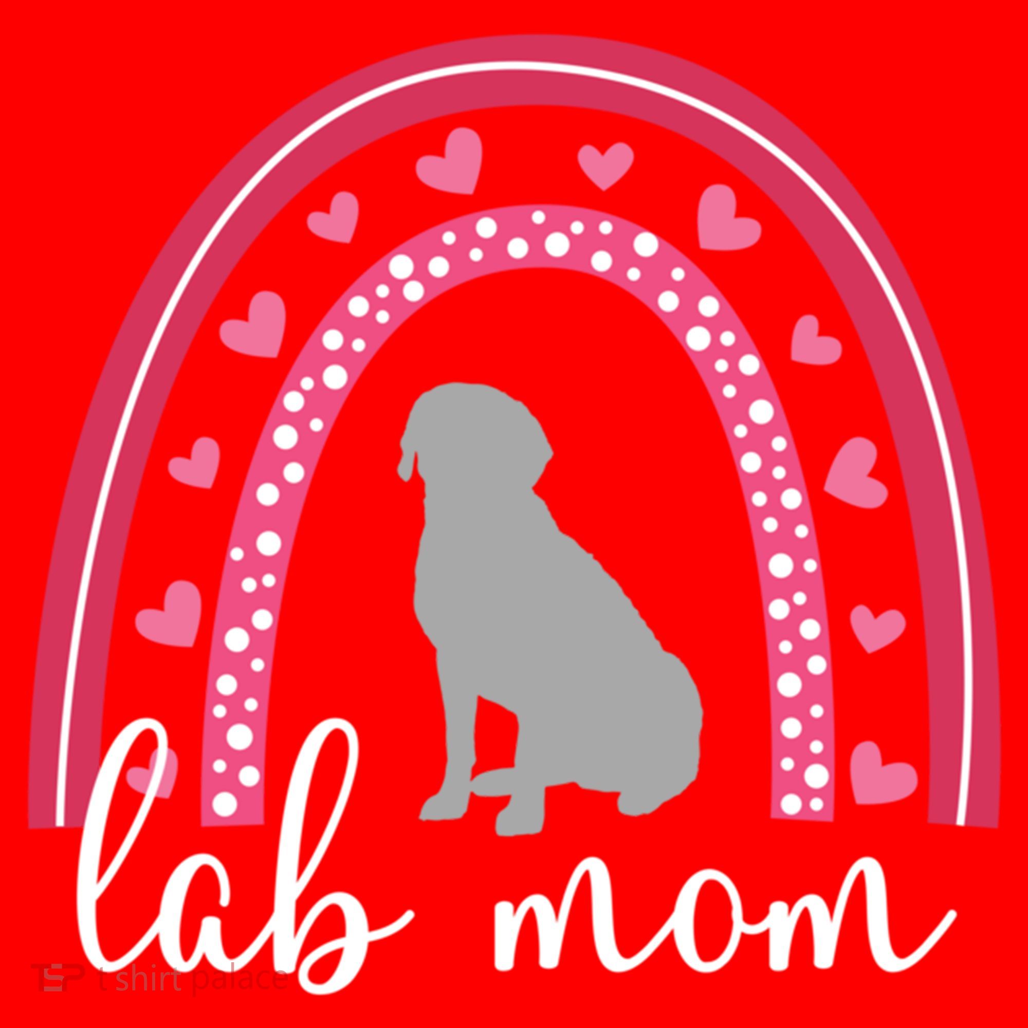 Silver Lab Mom ValentineS Day Labrador Rainbow Cool Gift Santa Hat