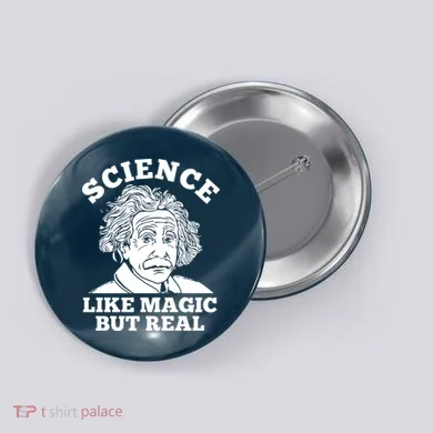 Science Like Magic But Real Einstein Button