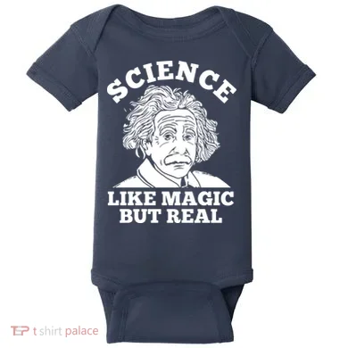 Science Like Magic But Real Einstein Baby Bodysuit
