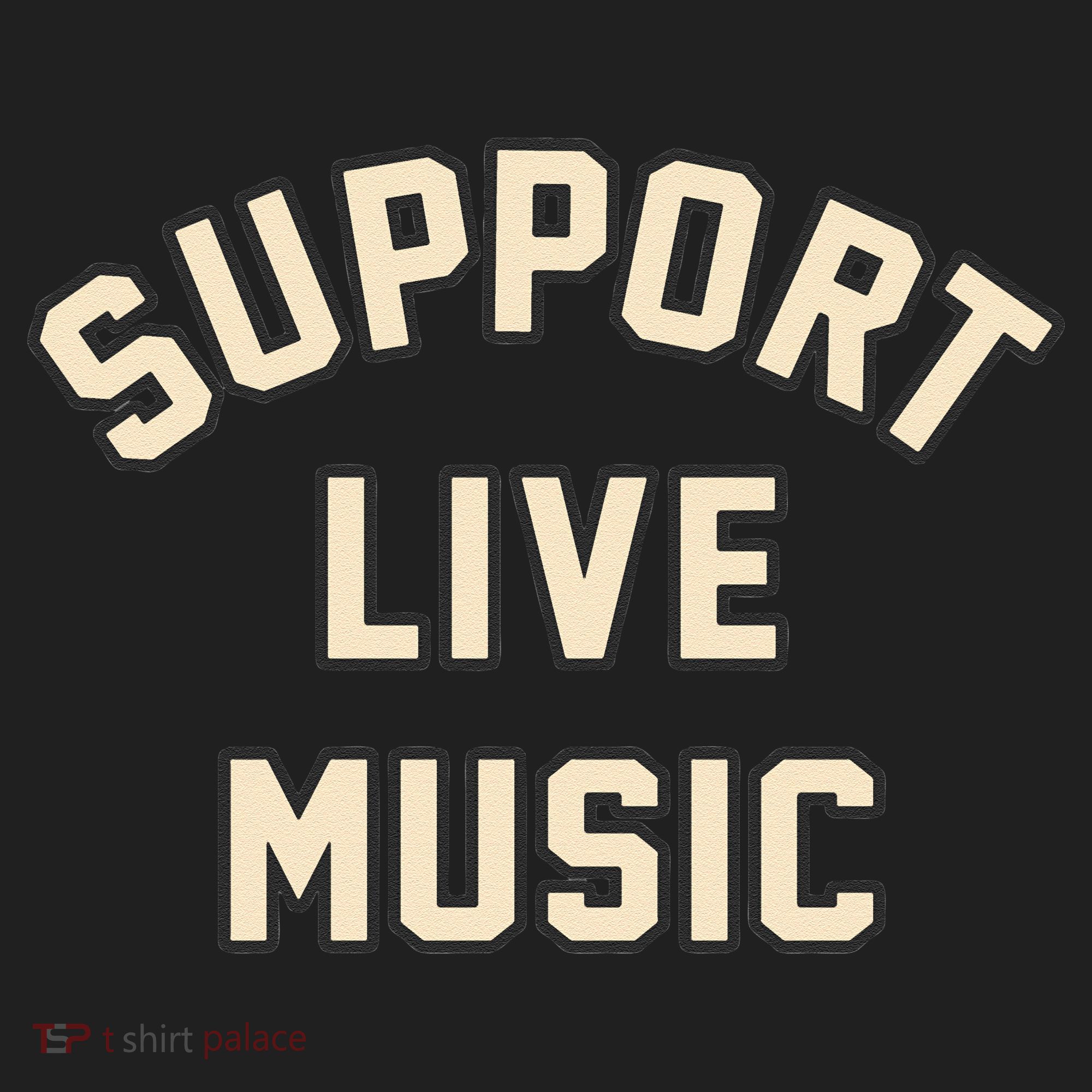 Support Live Music Musicians Local Bands Artists Music Lover Women's Sweatshirt
