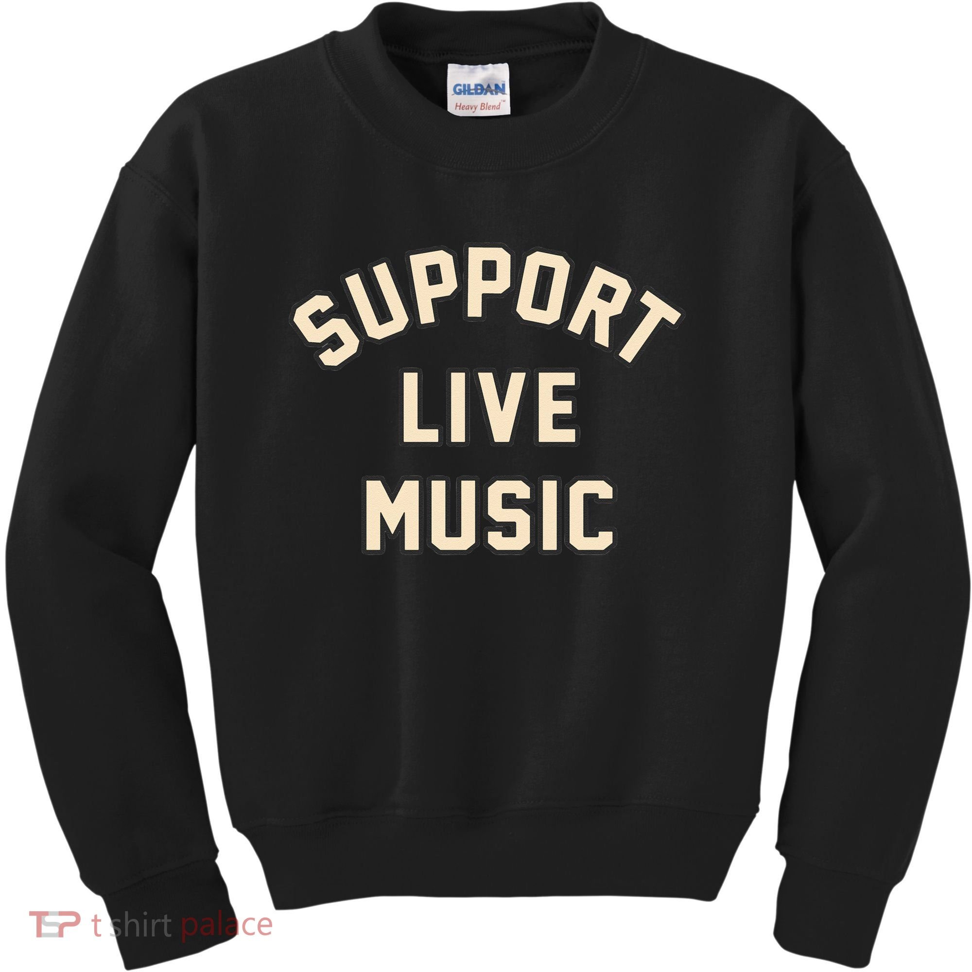 Support Live Music Musicians Local Bands Artists Music Lover Kids Sweatshirt