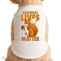 Squirrel Lives Matter I Love Squirrels Doggie Tank thumb 0