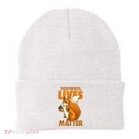 Squirrel Lives Matter I Love Squirrels Beanie thumb 0