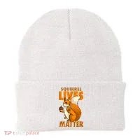 Squirrel Lives Matter I Love Squirrels Beanie thumb 0
