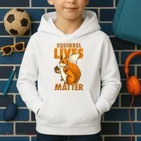 Squirrel Lives Matter I Love Squirrels Kids Hoodie thumb 2