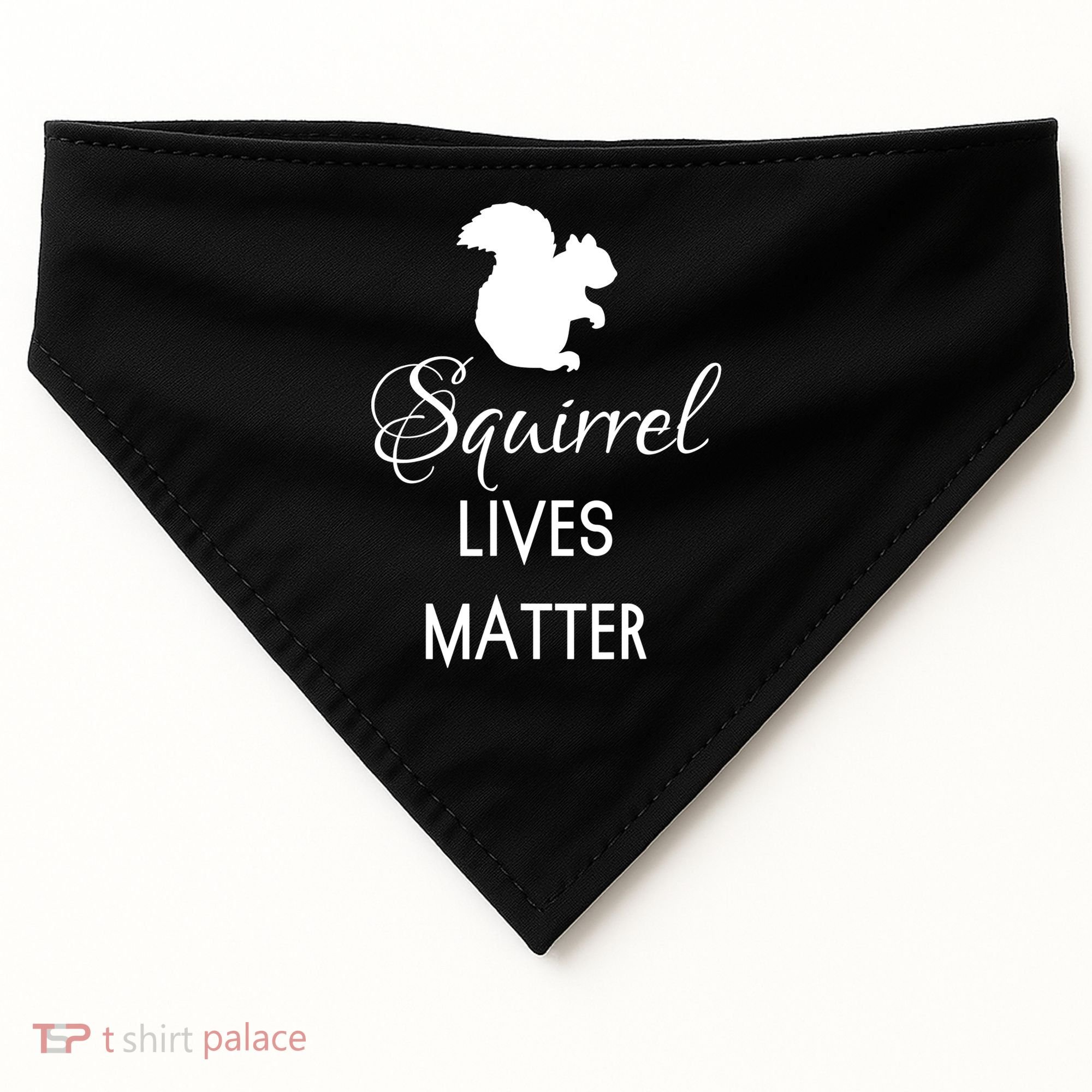 Squirrel Lives Matter Animal Lover Squirrel TShirt USA-Made Doggie Bandana