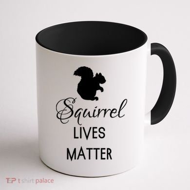 Squirrel Lives Matter Animal Lover Squirrel TShirt Coffee Mug back