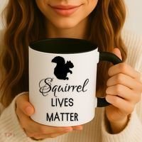 Squirrel Lives Matter Animal Lover Squirrel TShirt Coffee Mug thumb 3
