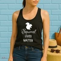 Squirrel Lives Matter Animal Lover Squirrel TShirt Women's Tank Top thumb 2