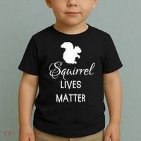Squirrel Lives Matter Animal Lover Squirrel TShirt Toddler T-Shirt thumb 2