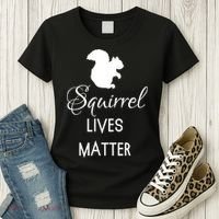 Squirrel Lives Matter Animal Lover Squirrel TShirt Women's T-Shirt thumb 3