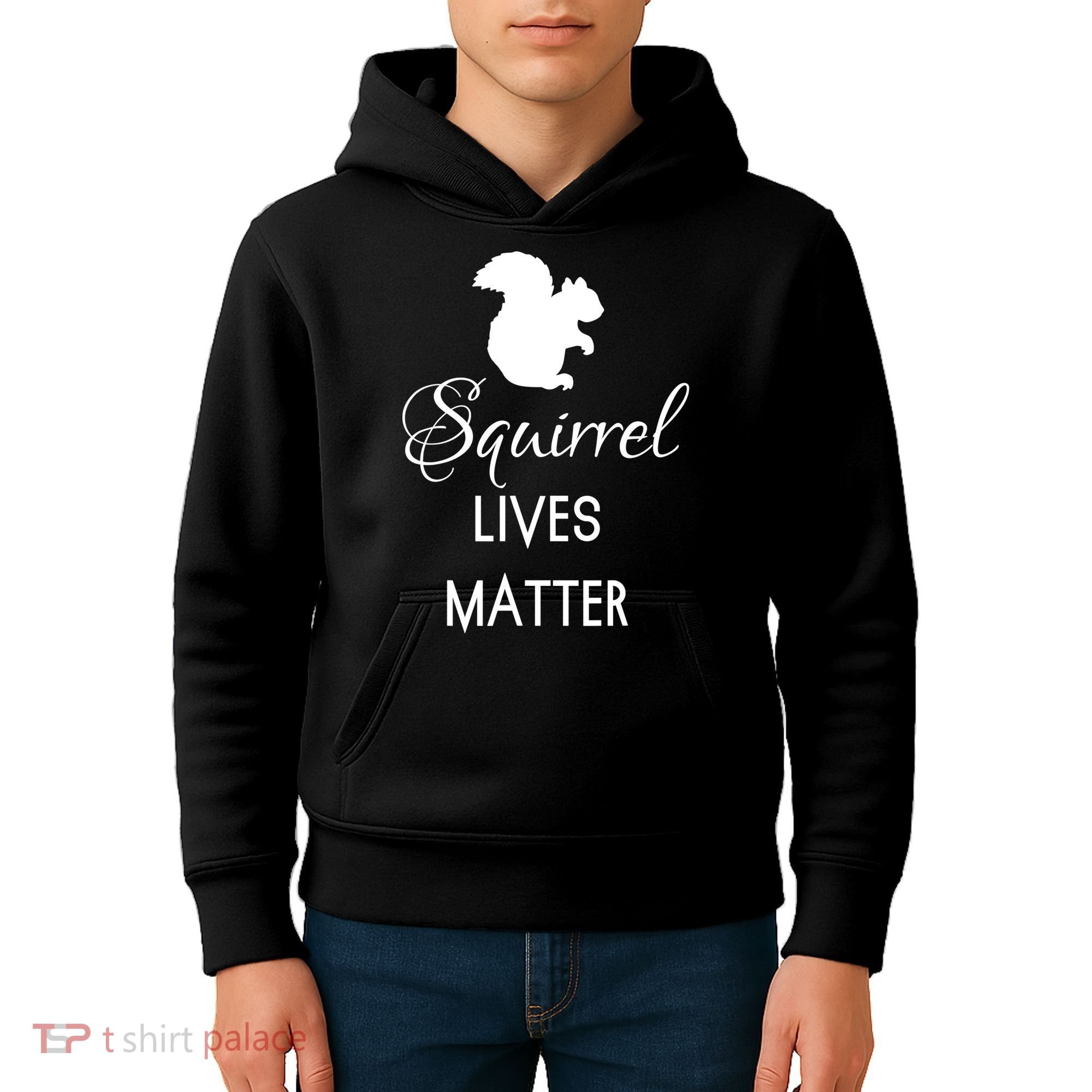 Squirrel Lives Matter Animal Lover Squirrel TShirt Kids Hoodie
