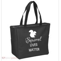 Squirrel Lives Matter Animal Lover Squirrel TShirt Tote Bag thumb 2