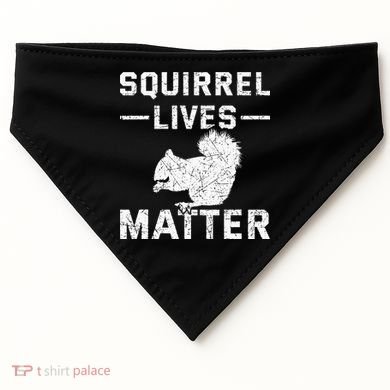 Squirrel Lives Matter Squirrel USA-Made Doggie Bandana