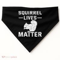 Squirrel Lives Matter Squirrel USA-Made Doggie Bandana thumb 0