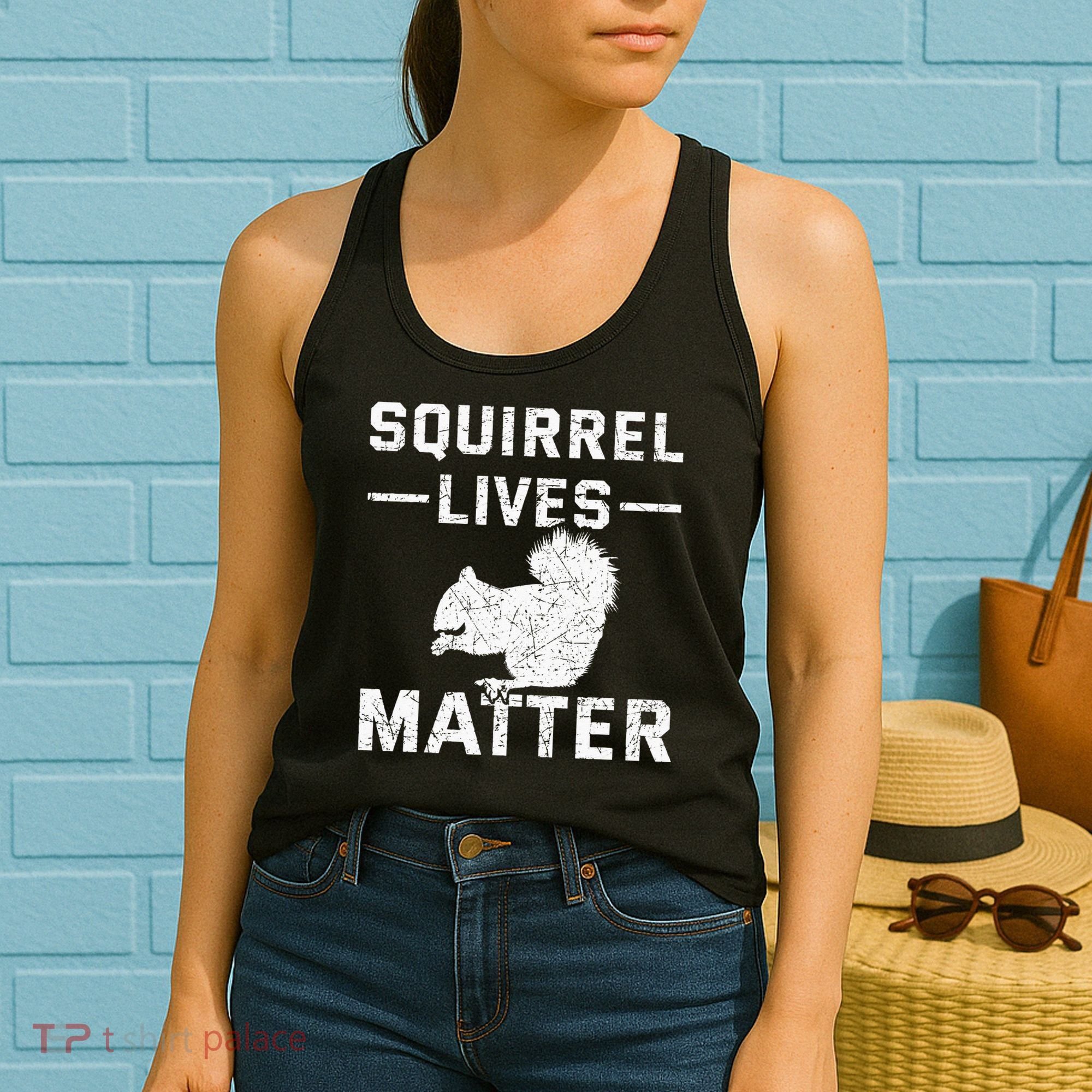 Squirrel Lives Matter Squirrel Women's Tank Top