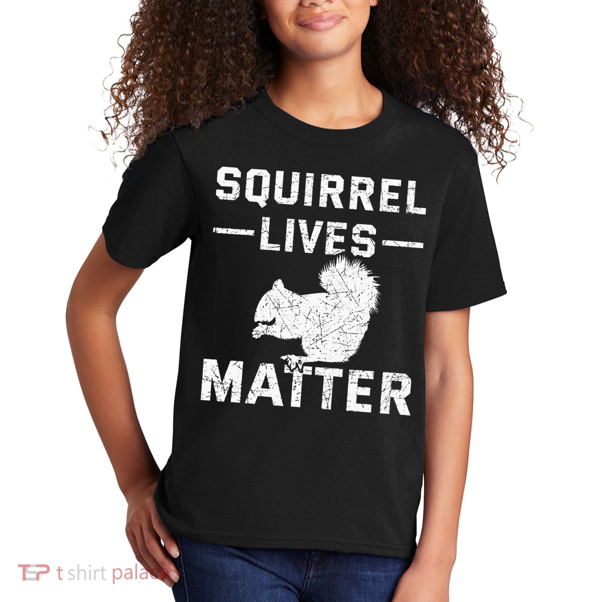 Squirrel Lives Matter Squirrel Kids T-Shirt