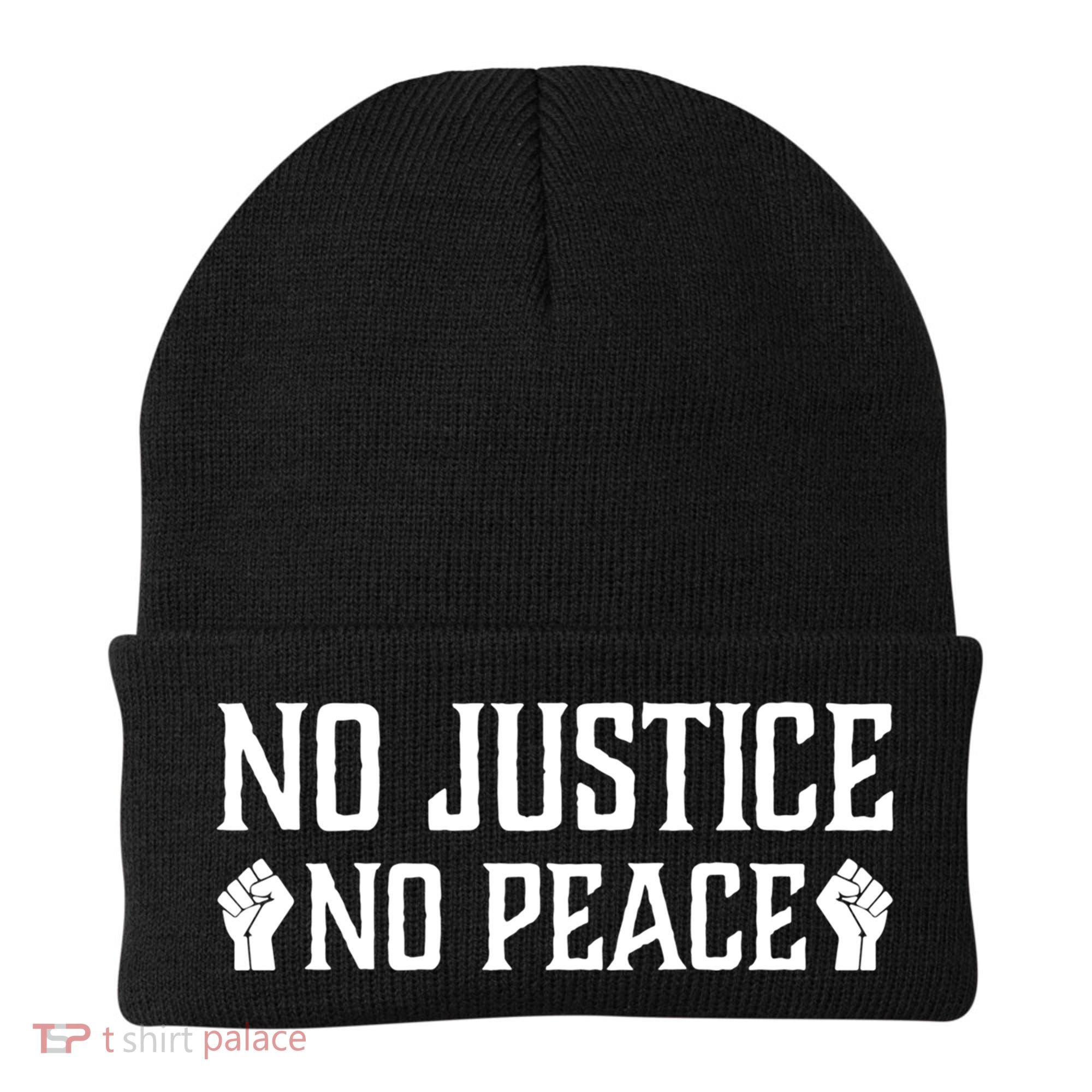 Social Lgbt No Blm Awareness Activism Justice Peace Great Gift Beanie