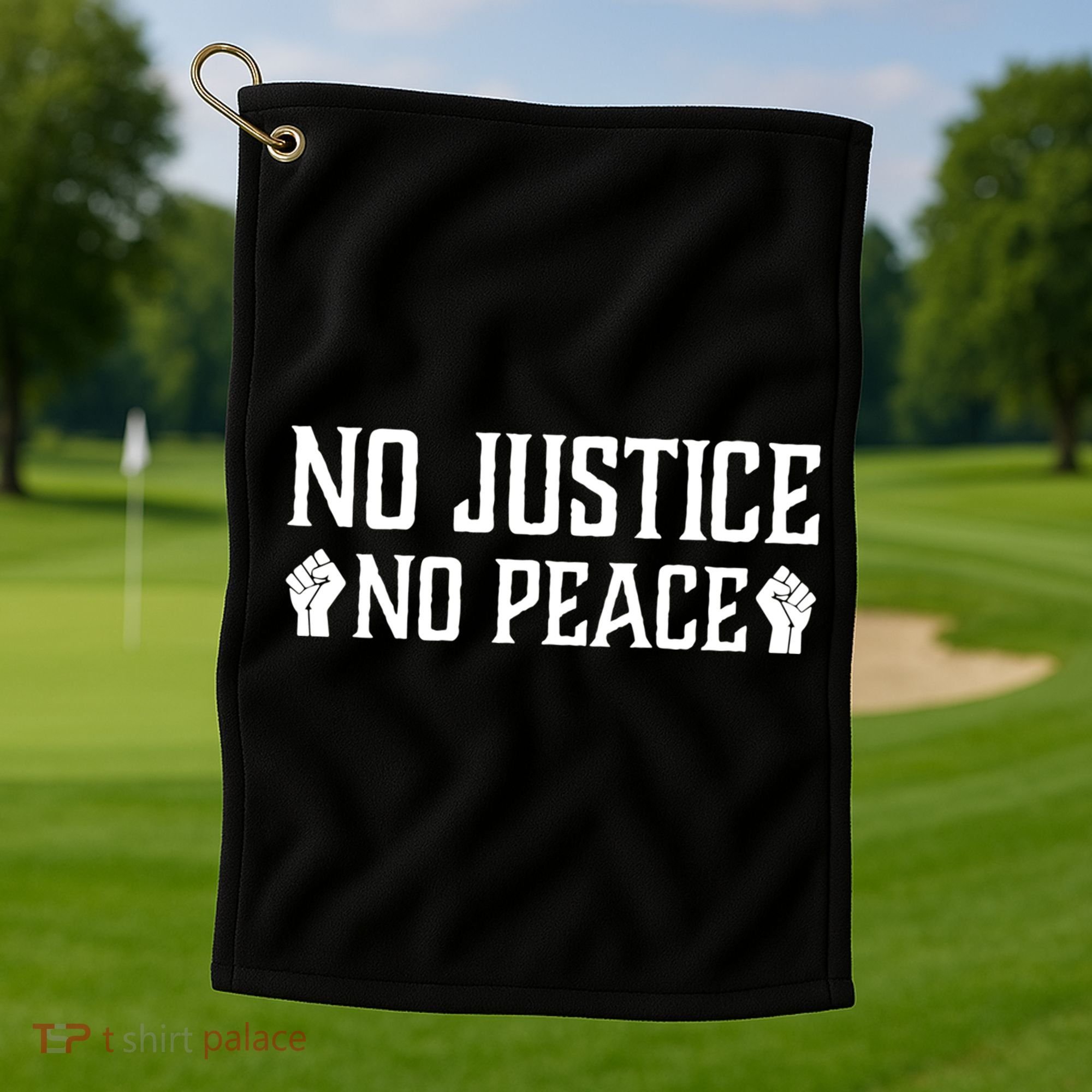 Social Lgbt No Blm Awareness Activism Justice Peace Great Gift Golf Towel