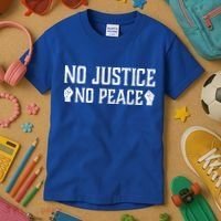 Social Lgbt No Blm Awareness Activism Justice Peace Great Gift Kids T-Shirt thumb 3