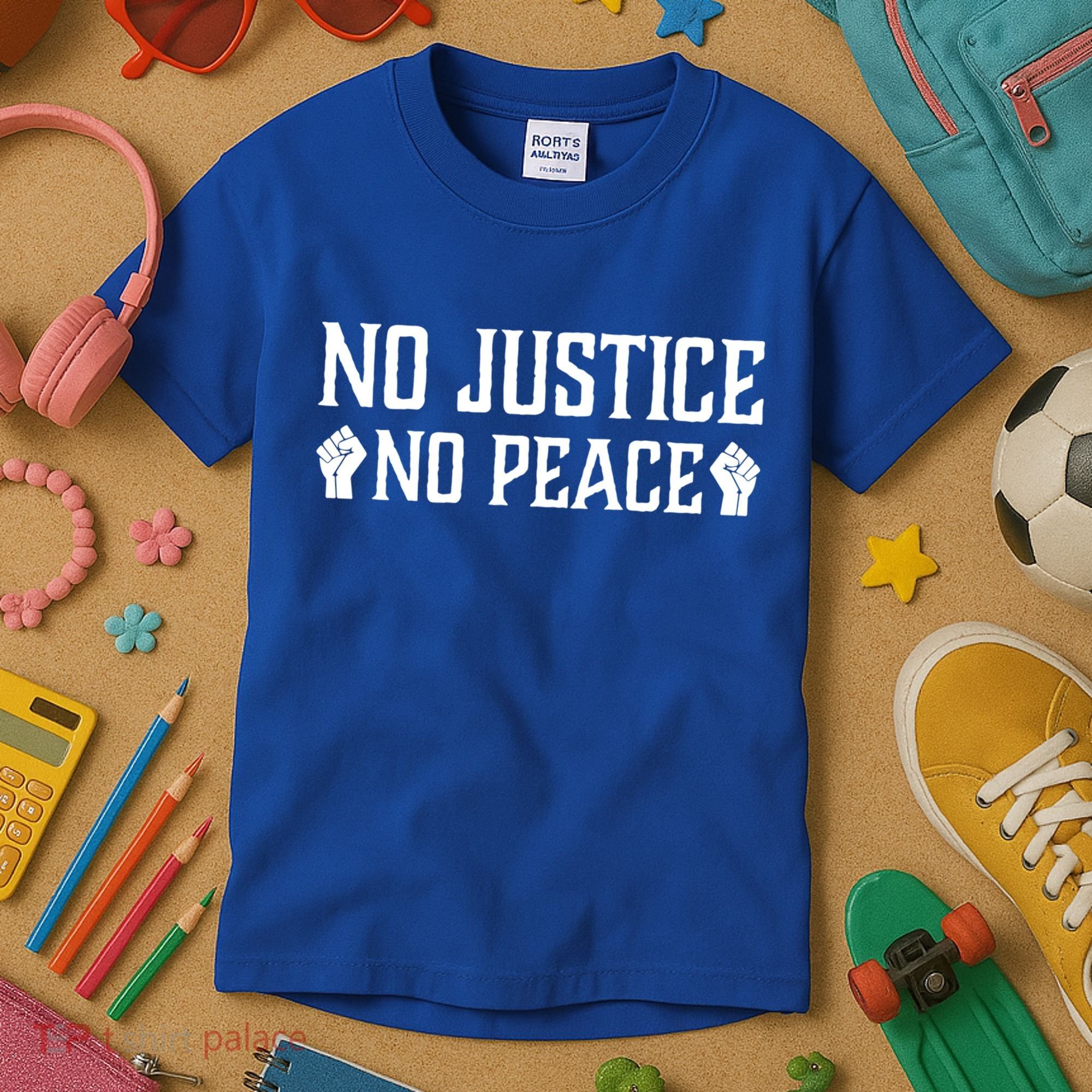 Social Lgbt No Blm Awareness Activism Justice Peace Great Gift Kids T-Shirt