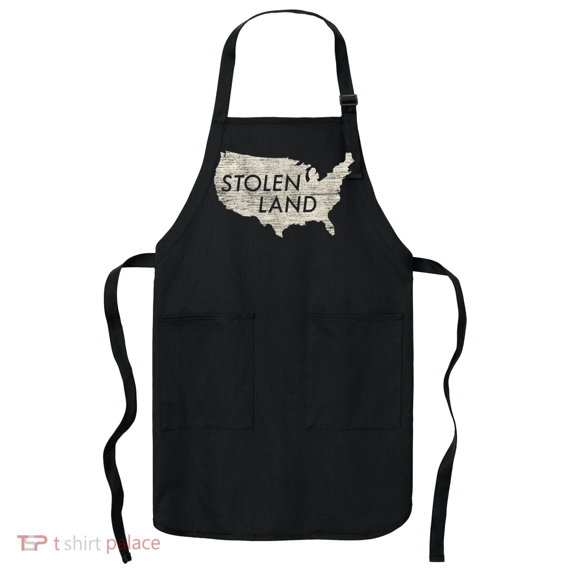 Stolen Land Native American Indigenous Apron