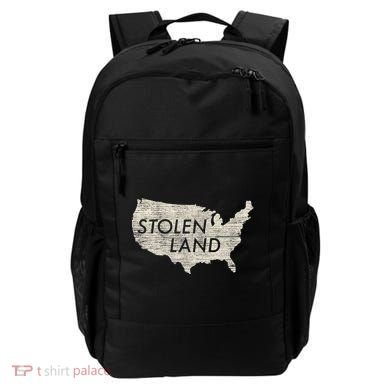 Stolen Land Native American Indigenous Backpack