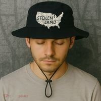 Stolen Land Native American Indigenous Bucket Hat thumb 2