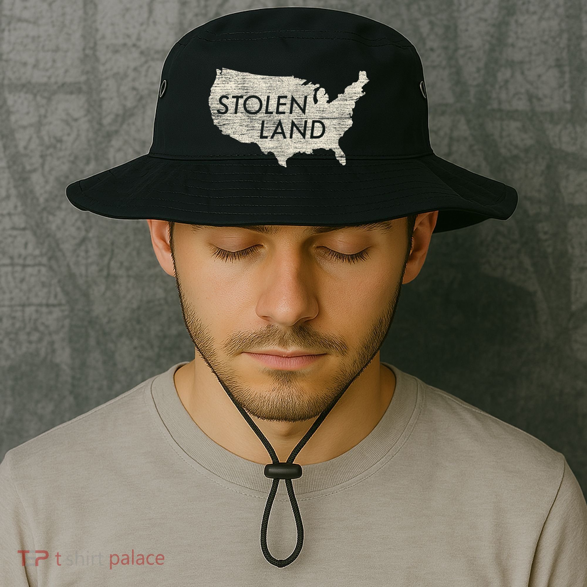 Stolen Land Native American Indigenous Bucket Hat