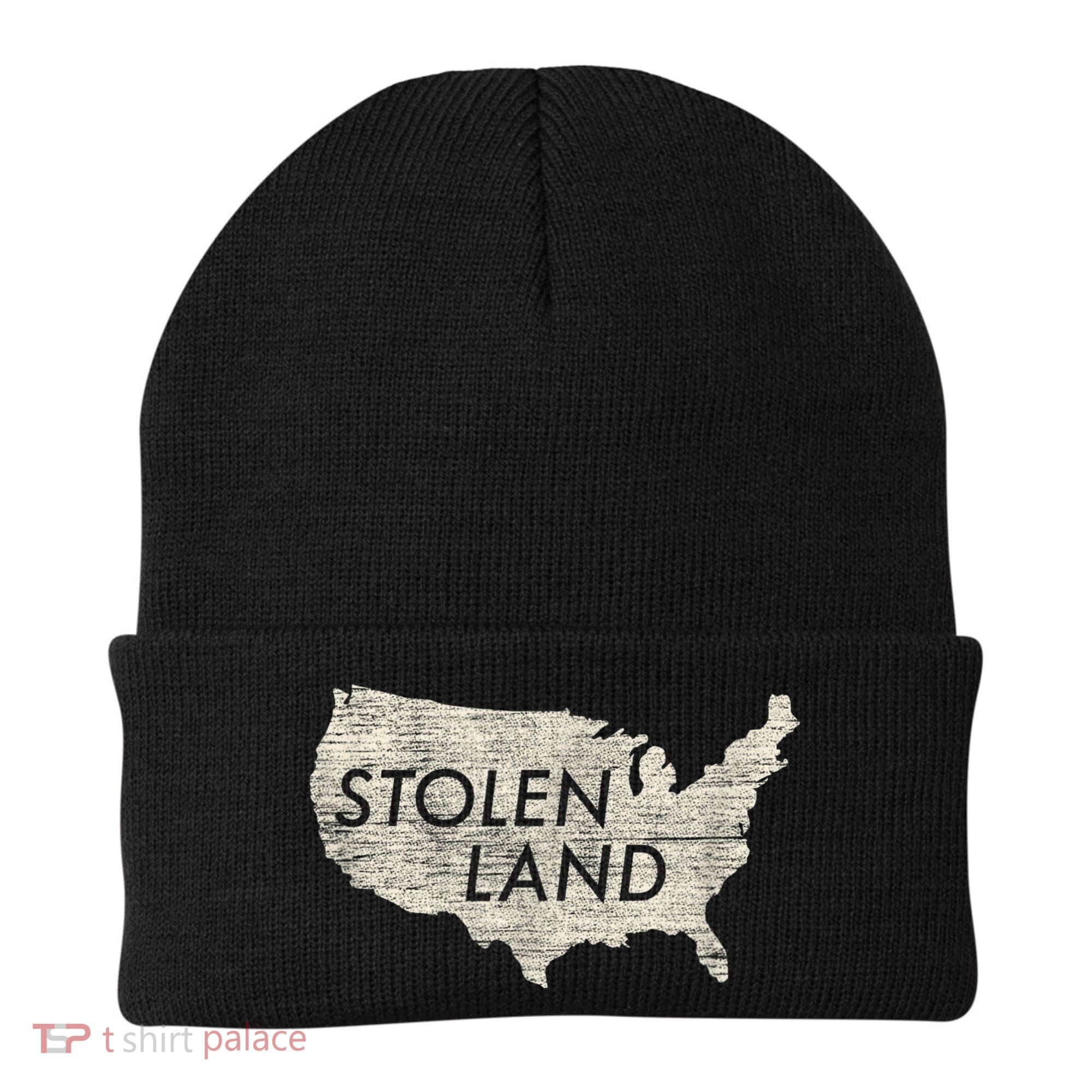 Stolen Land Native American Indigenous Beanie
