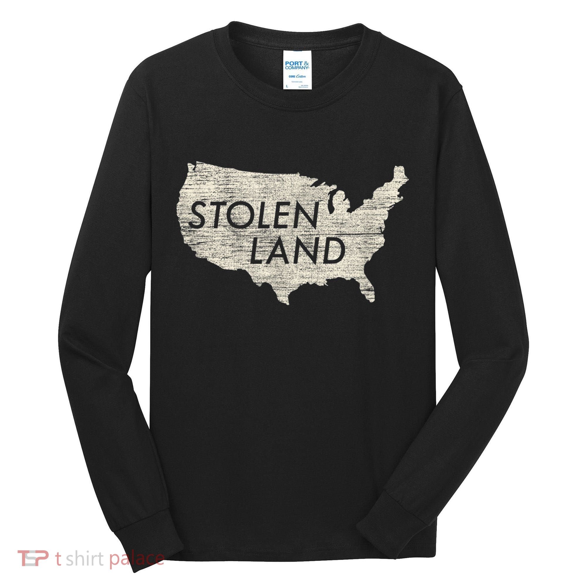 Stolen Land Native American Indigenous Tall Long Sleeve Shirt