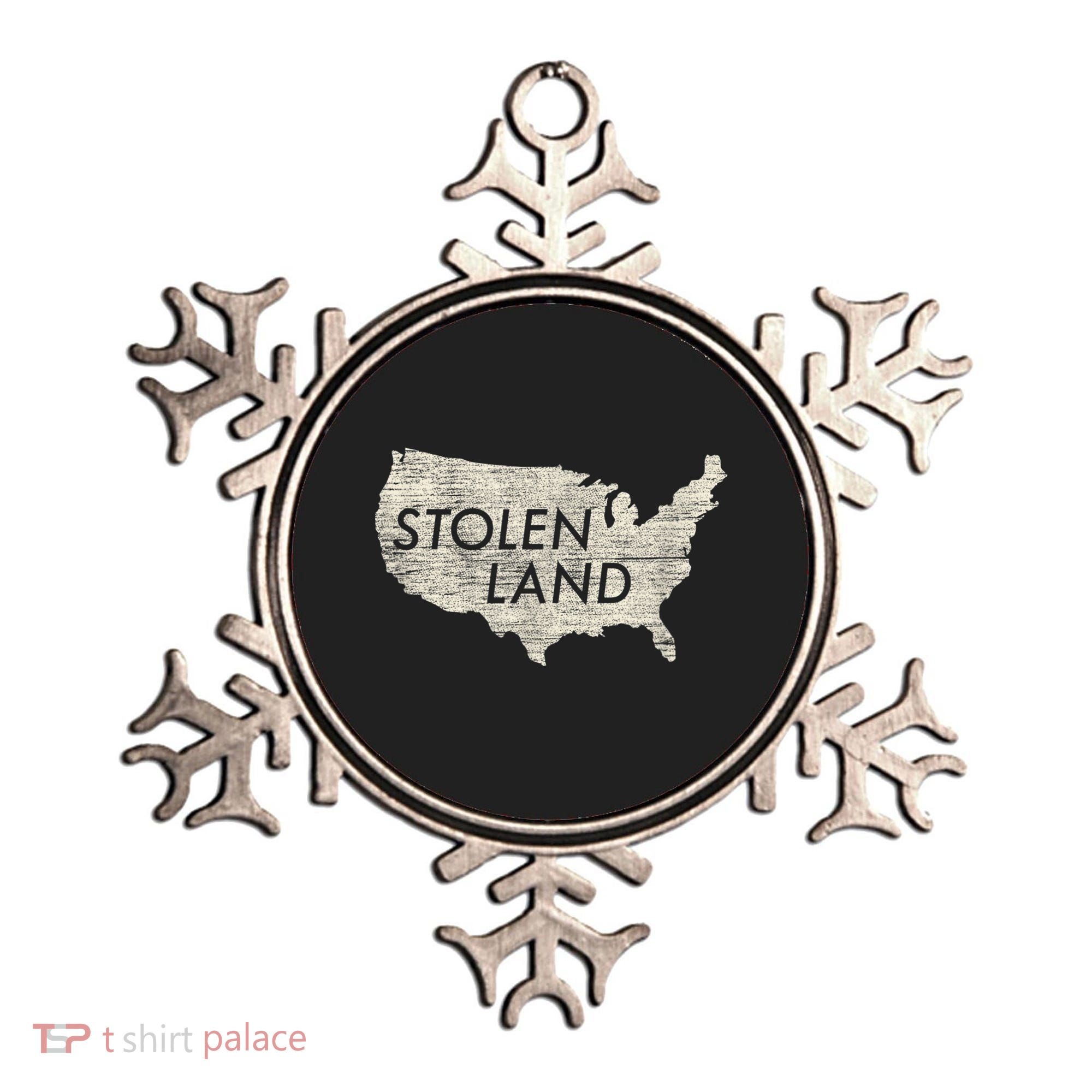 Stolen Land Native American Indigenous Ornament