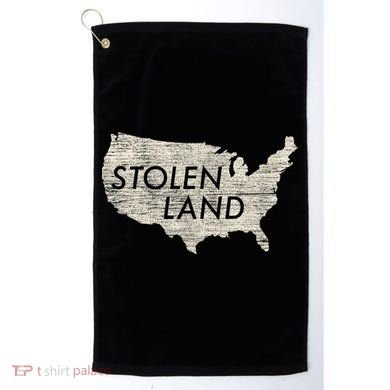 Stolen Land Native American Indigenous Golf Towel