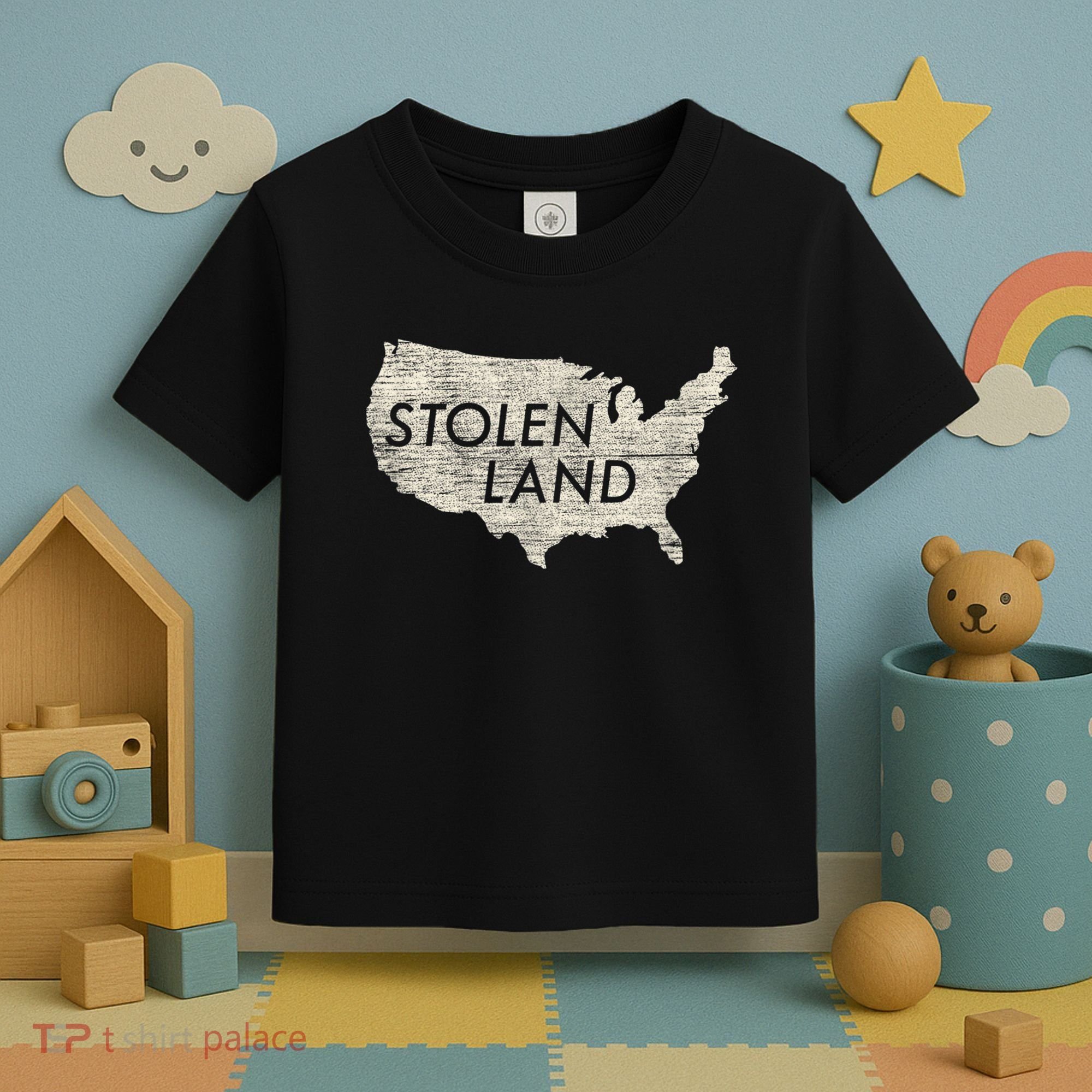 Stolen Land Native American Indigenous Toddler T-Shirt