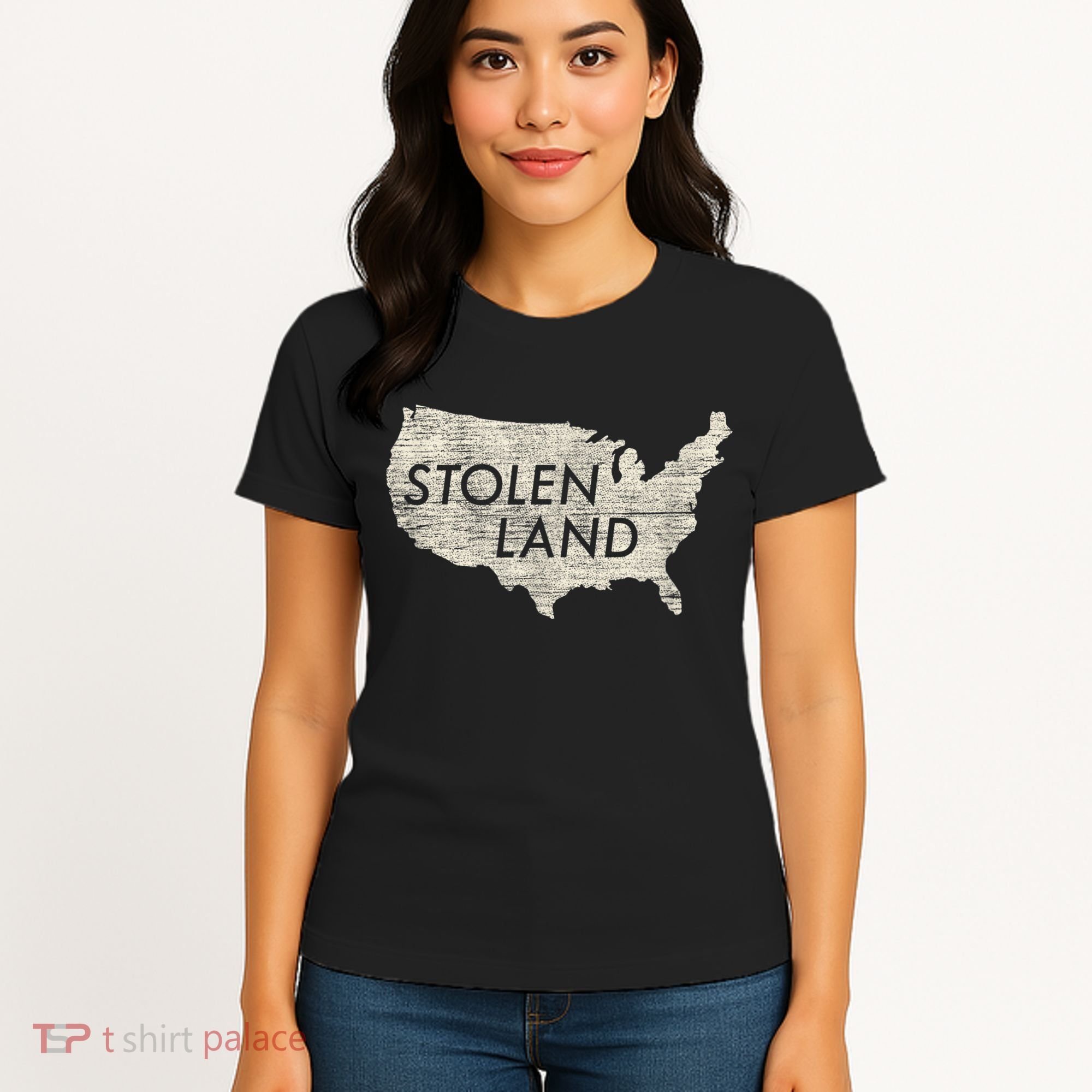 Stolen Land Native American Indigenous Women's T-Shirt