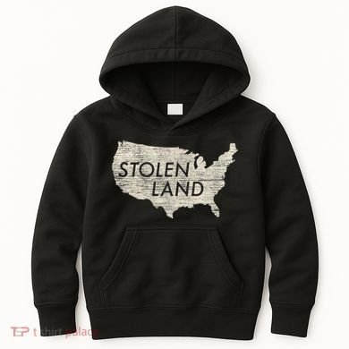 Stolen Land Native American Indigenous Kids Hoodie