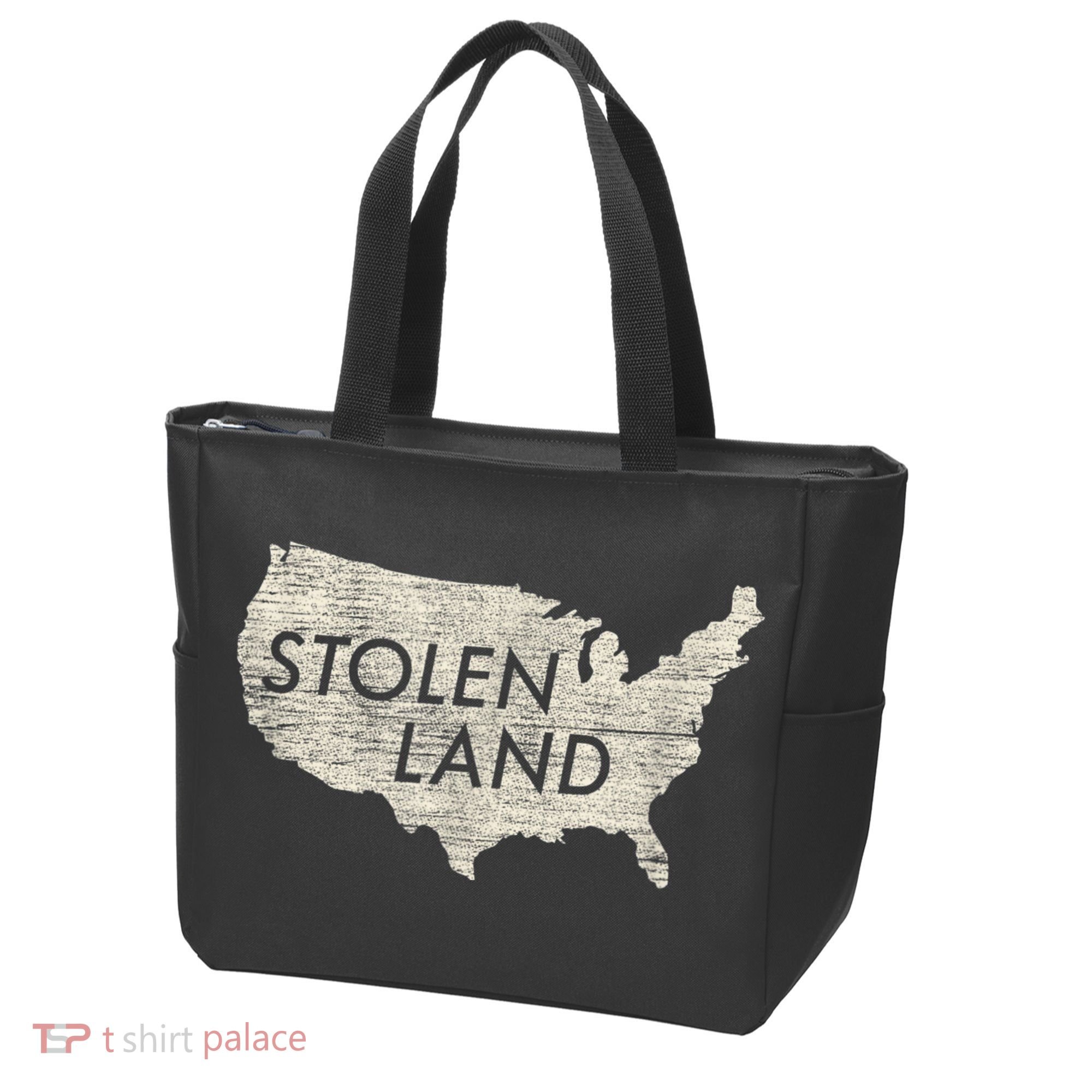 Stolen Land Native American Indigenous Tote Bag